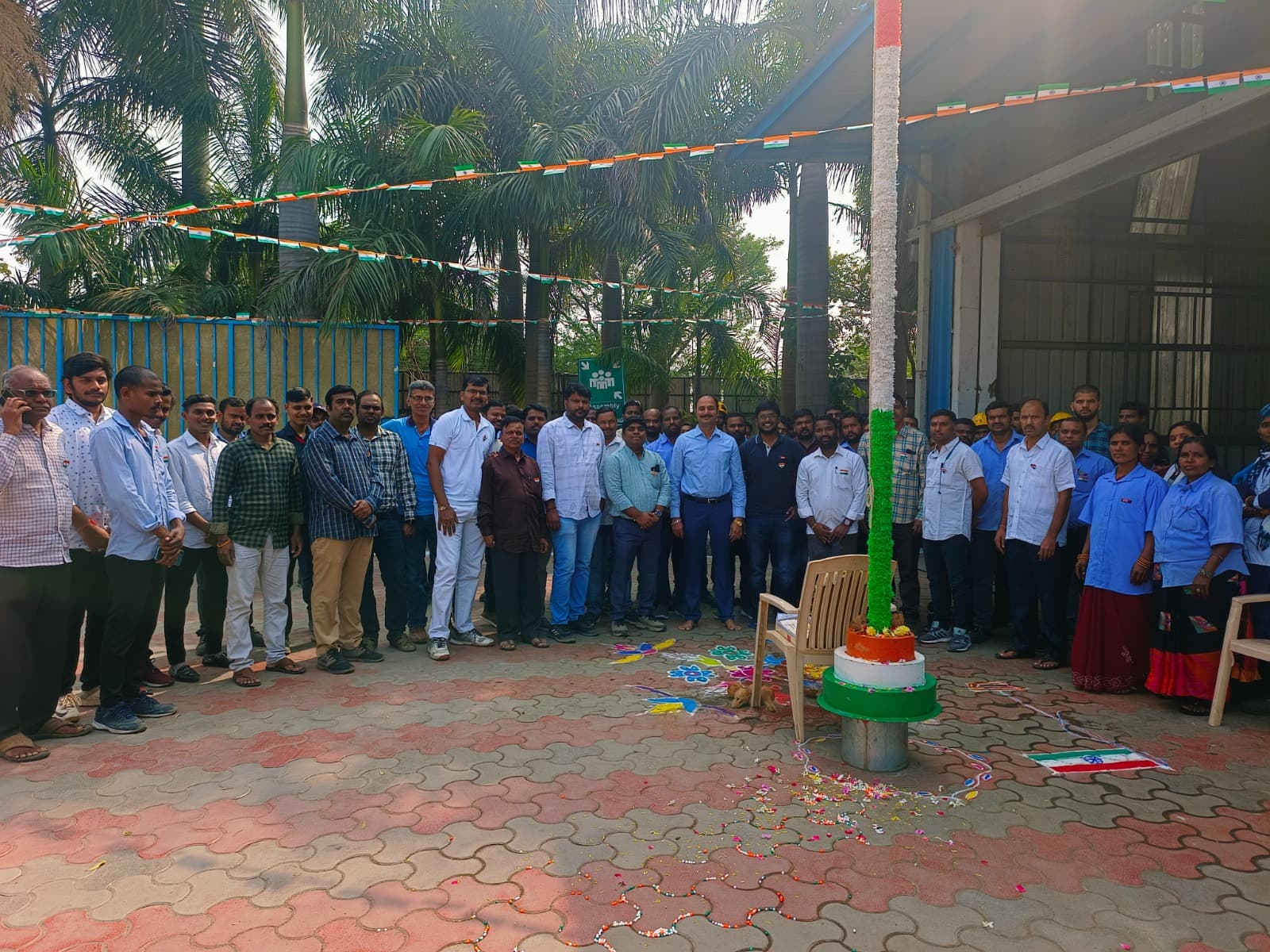 Grip employees gathered for Independence Day celebrations