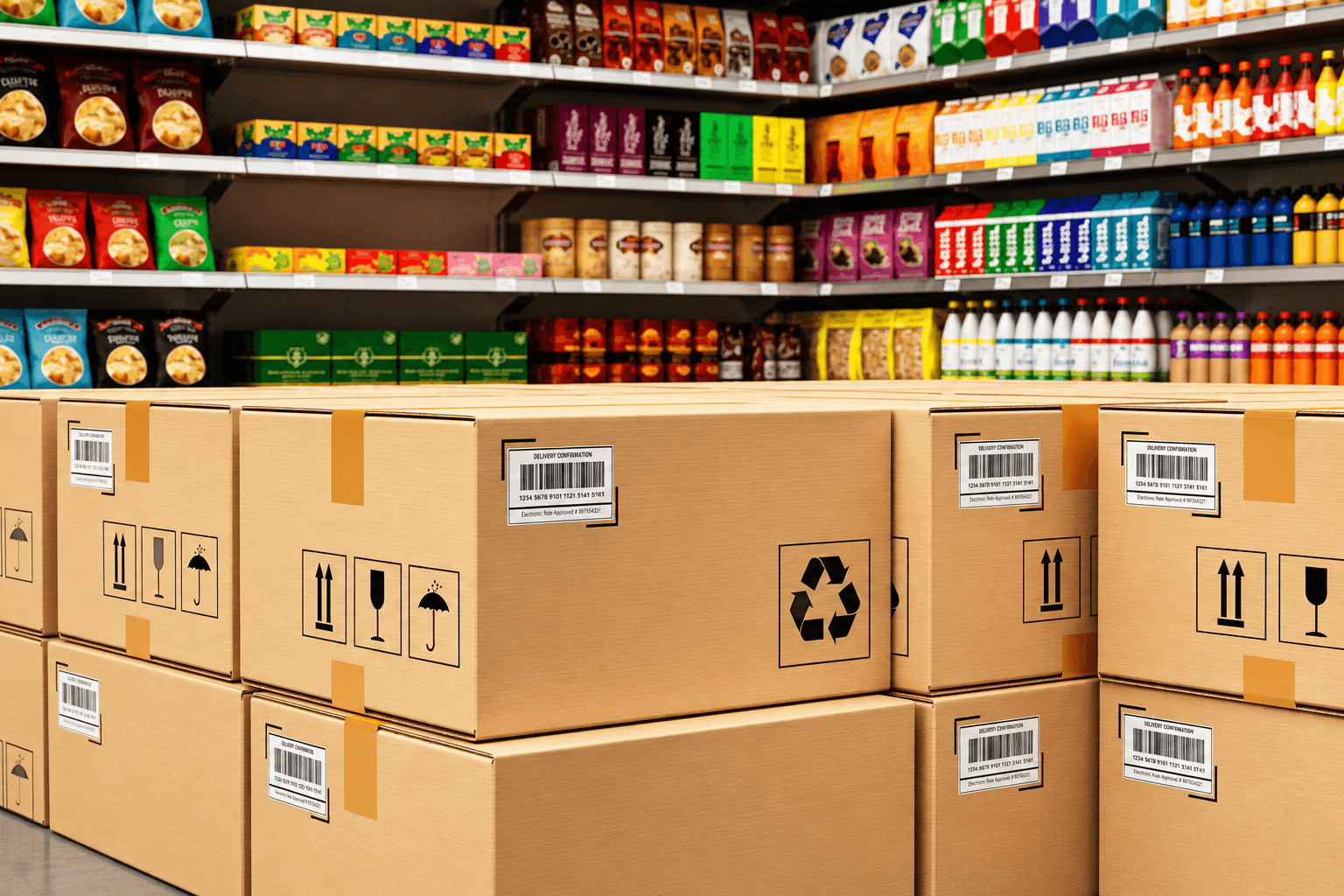 FMCG & E-COMMERCE packaging application view 1